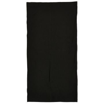 Organic cotton tube scarf - Black - One size