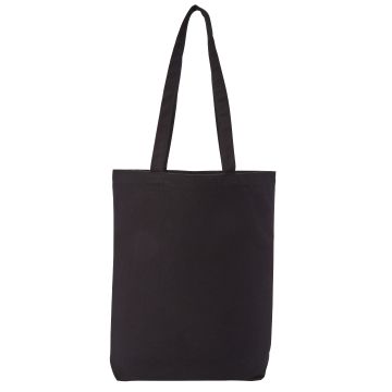 Recycled premium canvas flat base shopper