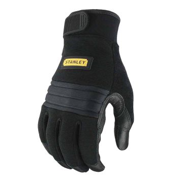 Stanley vibration reduction gloves - Black - One Size