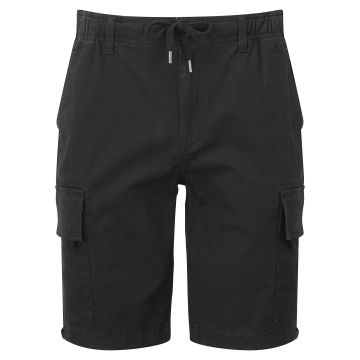 Mens drawstring cargo utility shorts